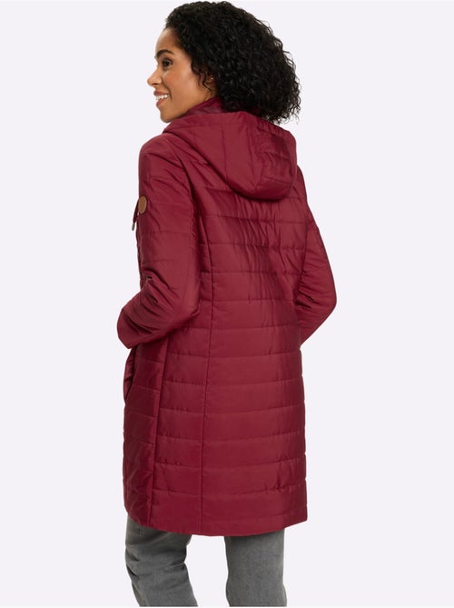 Veste Longue à Capuche - Taille Standard - Moda Vilona - Kiabi Veste Longue à Capuche - Taille Standard - Moda Vilona - Kiabi