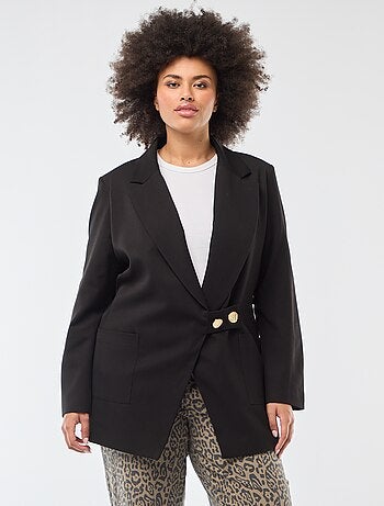 Veste longue à la coupe oversize
