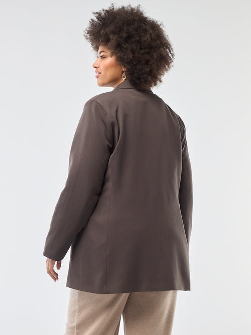 Veste longue à la coupe oversize - Kiabi
