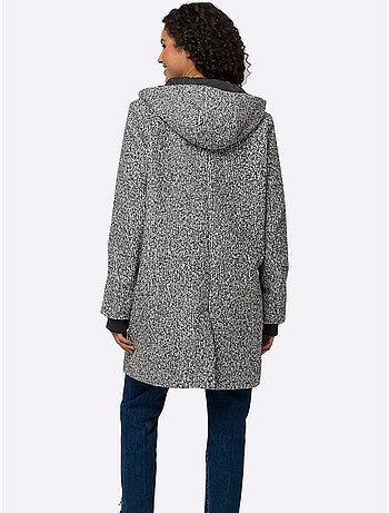 Veste Longue Aspect Laine - Taille Standard - Helline