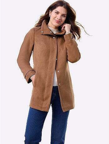 Veste longue avec empiècements matelassés - taille standard - moda vilona
