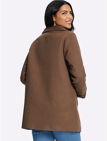 Veste longue avec empiècements matelassés - taille standard - moda vilona