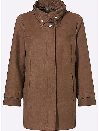 Veste longue avec empiècements matelassés - taille standard - moda vilona