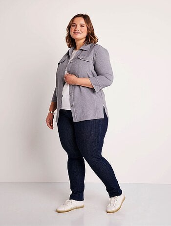 Veste longue boutonnée - Afibel