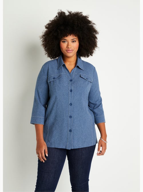 Veste longue boutonnée - Afibel - Kiabi