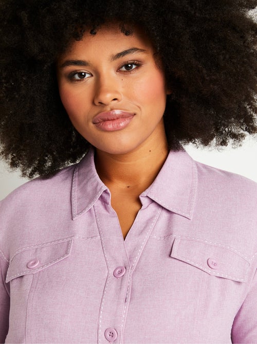 Veste longue boutonnée - Kiabi Veste longue boutonnée - Kiabi