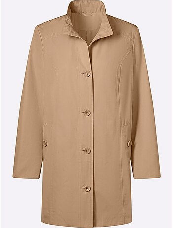 Veste Longue Boutons Imitation Corne - Taille Standard - Moda Vilona