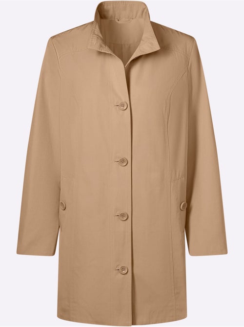 Veste Longue Boutons Imitation Corne - Taille Standard - Moda Vilona - Kiabi Veste Longue Boutons Imitation Corne - Taille Standard - Moda Vilona - Kiabi