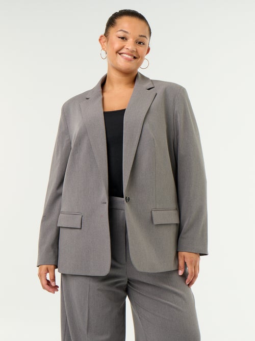 Veste longue de tailleur - Kiabi