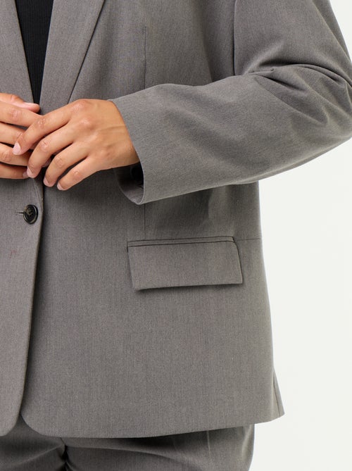 Veste longue de tailleur - Kiabi