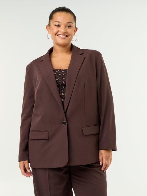 Veste longue de tailleur - Kiabi
