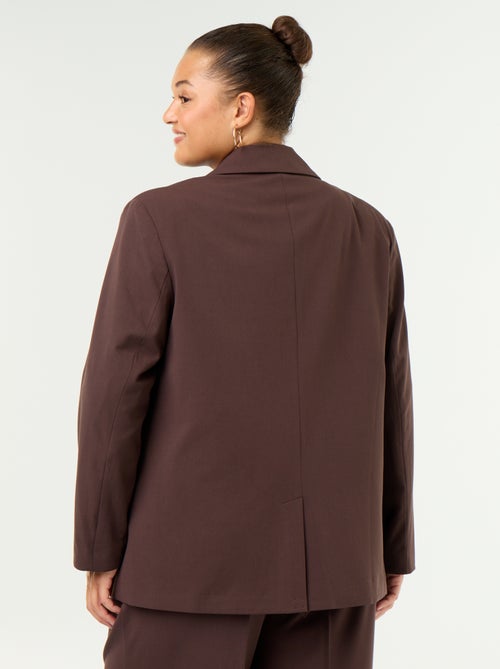 Veste longue de tailleur - Kiabi