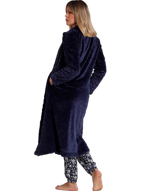 Veste longue d'intérieur Rosas Jacquard - Kiabi Veste longue d'intérieur Rosas Jacquard - Kiabi