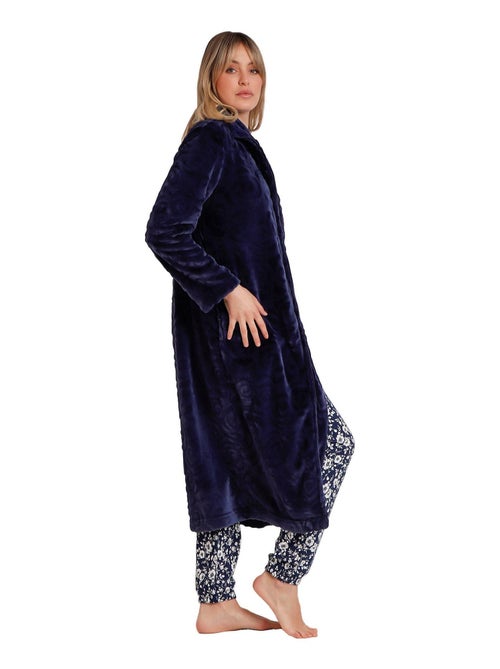 Veste longue d'intérieur Rosas Jacquard - Kiabi Veste longue d'intérieur Rosas Jacquard - Kiabi