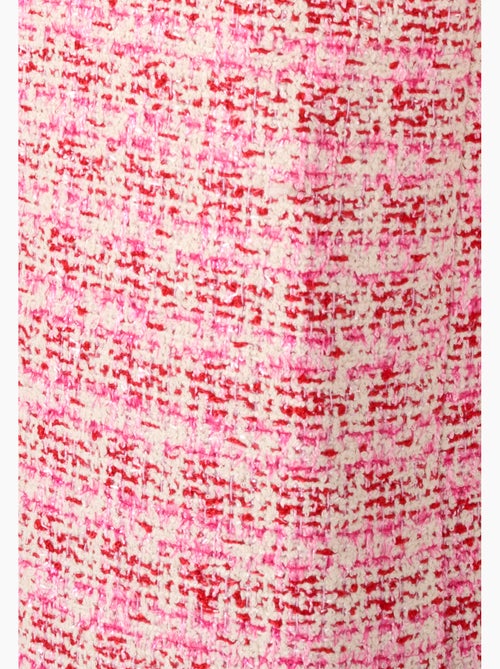 Veste longue effet tweed fils brillants - Damart - Kiabi