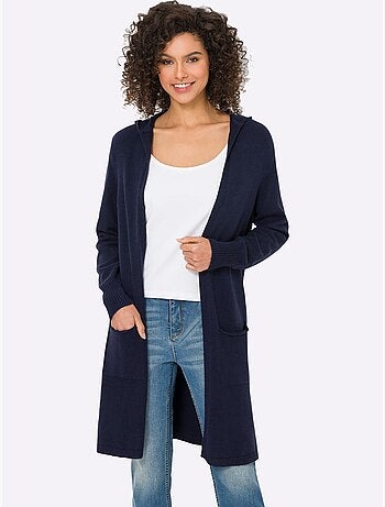 Veste Longue En Tricot - Taille Standard - Helline