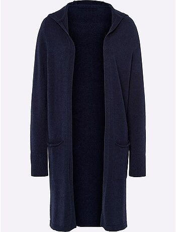 Veste Longue En Tricot - Taille Standard - Helline