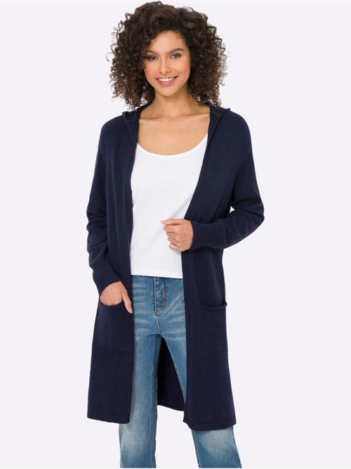 Veste Longue En Tricot - Taille Standard - Helline - Kiabi