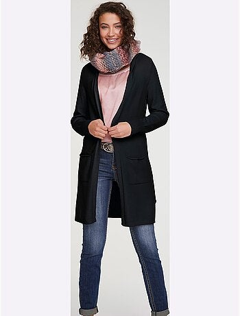 Veste Longue En Tricot - Taille Standard - Helline