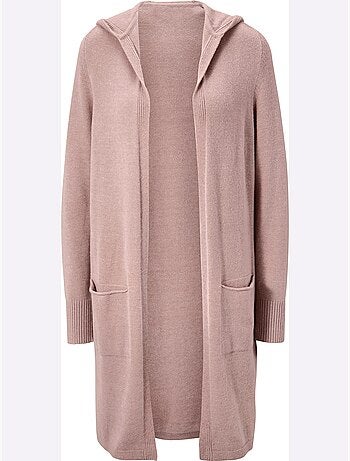Veste Longue En Tricot - Taille Standard - Helline