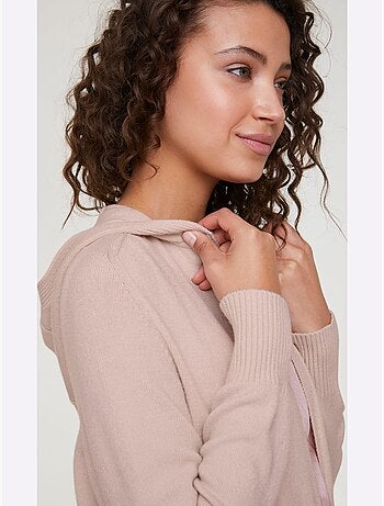 Veste Longue En Tricot - Taille Standard - Helline