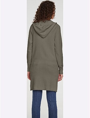 Veste Longue En Tricot - Taille Standard - Helline
