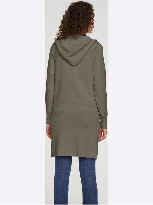 Veste Longue En Tricot - Taille Standard - Helline - Kiabi Veste Longue En Tricot - Taille Standard - Helline - Kiabi