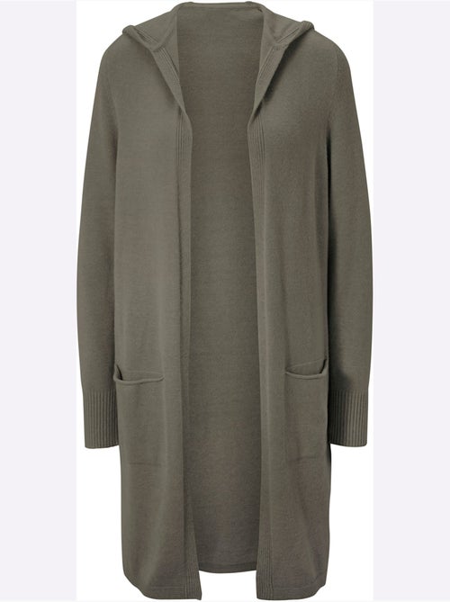 Veste Longue En Tricot - Taille Standard - Helline - Kiabi Veste Longue En Tricot - Taille Standard - Helline - Kiabi