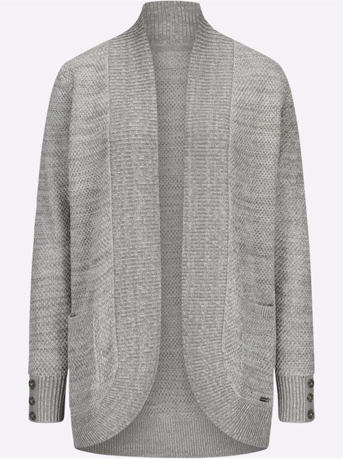 Veste longue en tricot 50% coton - taille standard - witt - Kiabi