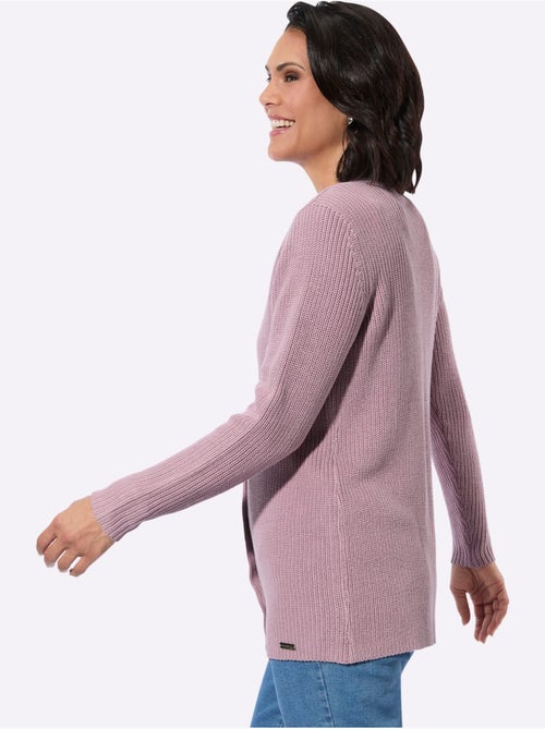 Veste Longue En Tricot 50% Coton - Taille Standard - Witt - Kiabi Veste Longue En Tricot 50% Coton - Taille Standard - Witt - Kiabi