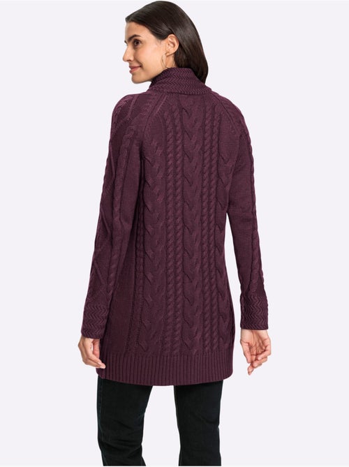 Veste Longue En Tricot 50% Coton - Taille Standard - Witt - Kiabi Veste Longue En Tricot 50% Coton - Taille Standard - Witt - Kiabi