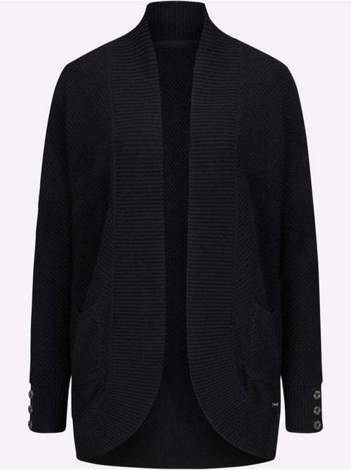 Veste longue en tricot 50% coton - taille standard - witt - Kiabi Veste longue en tricot 50% coton - taille standard - witt - Kiabi