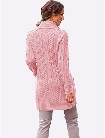 Veste Longue En Tricot 50% Coton - Taille Standard - Witt