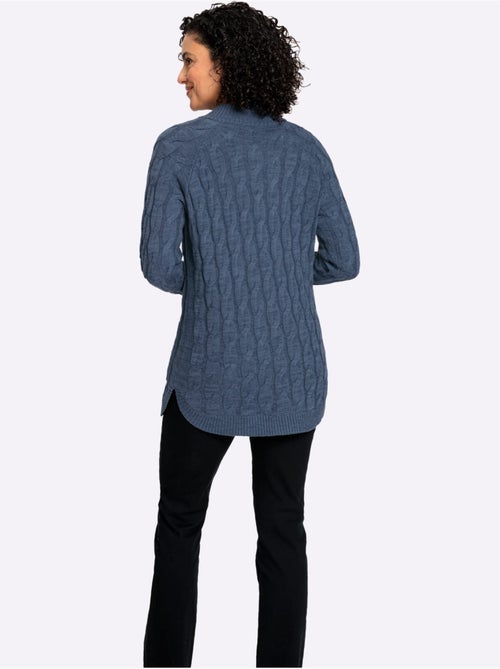Veste Longue En Tricot 60% Coton - Taille Standard - Witt - Kiabi Veste Longue En Tricot 60% Coton - Taille Standard - Witt - Kiabi