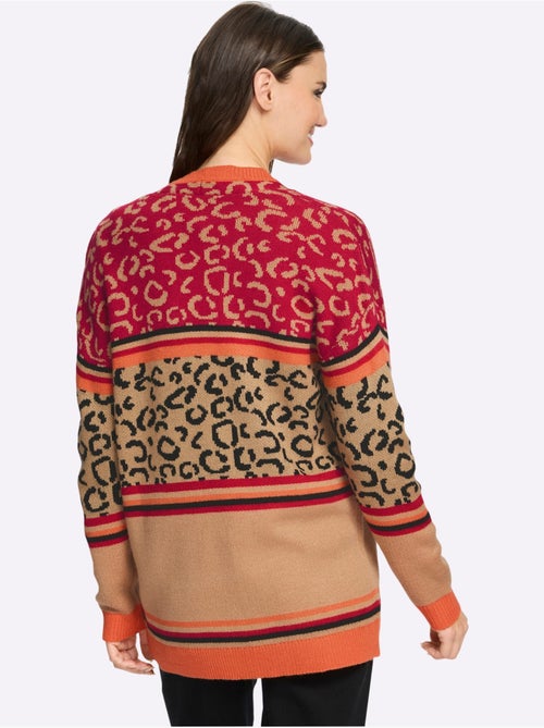 Veste Longue En Tricot Doux Comme Du Cachemire - Taille Standard - Moda Vilona - Kiabi Veste Longue En Tricot Doux Comme Du Cachemire - Taille Standard - Moda Vilona - Kiabi