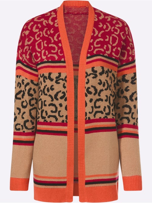 Veste Longue En Tricot Doux Comme Du Cachemire - Taille Standard - Moda Vilona - Kiabi Veste Longue En Tricot Doux Comme Du Cachemire - Taille Standard - Moda Vilona - Kiabi