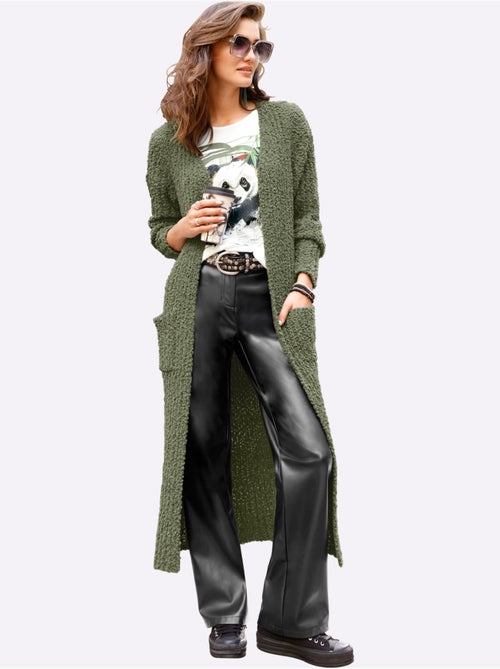 Veste Longue En Tricot Facile à Assortir - Taille Standard - Witt - Kiabi