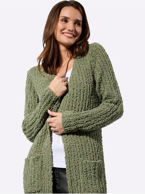 Veste Longue En Tricot Facile à Assortir - Taille Standard - Witt - Kiabi