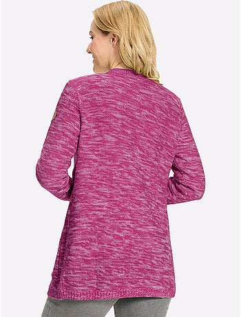 Veste Longue En Tricot Forme Longue Confortable - Taille Standard - Moda Vilona