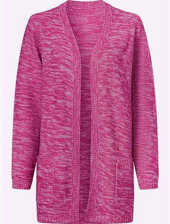 Veste Longue En Tricot Forme Longue Confortable - Taille Standard - Moda Vilona