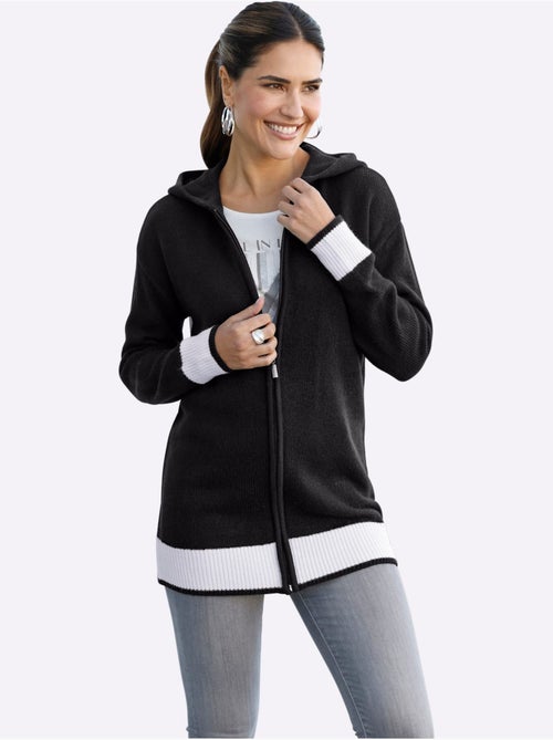 Veste Longue En Tricot Jolie Coupe Longue Moderne - Taille Standard - Moda Vilona - Kiabi Veste Longue En Tricot Jolie Coupe Longue Moderne - Taille Standard - Moda Vilona - Kiabi