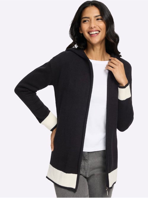 Veste Longue En Tricot Jolie Coupe Longue Moderne - Taille Standard - Moda Vilona - Kiabi Veste Longue En Tricot Jolie Coupe Longue Moderne - Taille Standard - Moda Vilona - Kiabi