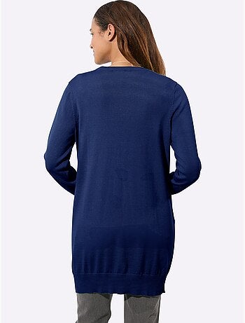 Veste longue en tricot pur coton - taille standard - witt