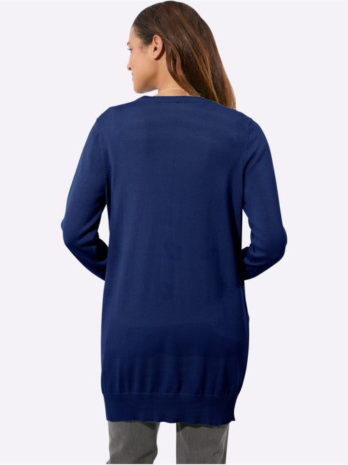 Veste Longue En Tricot Pur Coton - Taille Standard - Witt - Kiabi Veste Longue En Tricot Pur Coton - Taille Standard - Witt - Kiabi