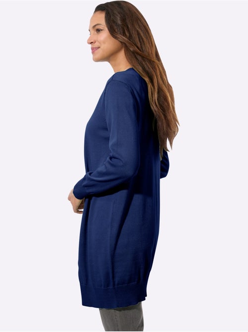 Veste Longue En Tricot Pur Coton - Taille Standard - Witt - Kiabi Veste Longue En Tricot Pur Coton - Taille Standard - Witt - Kiabi