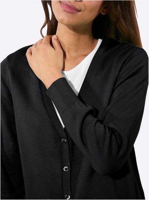 Veste Longue En Tricot Pur Coton - Taille Standard - Witt - Kiabi Veste Longue En Tricot Pur Coton - Taille Standard - Witt - Kiabi