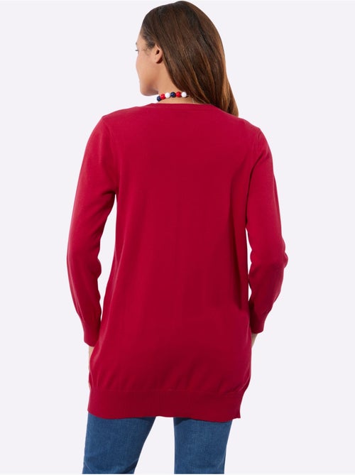 Veste Longue En Tricot Pur Coton - Taille Standard - Witt - Kiabi Veste Longue En Tricot Pur Coton - Taille Standard - Witt - Kiabi