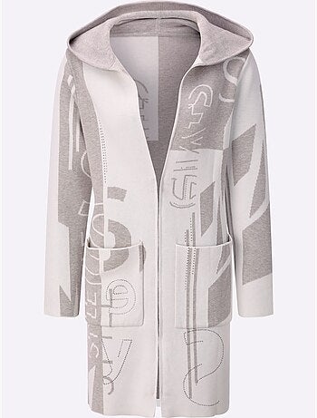 Veste Longue En Tricot Qualité Coton Et Modal Agréable à Porter - Taille Standard - Helline