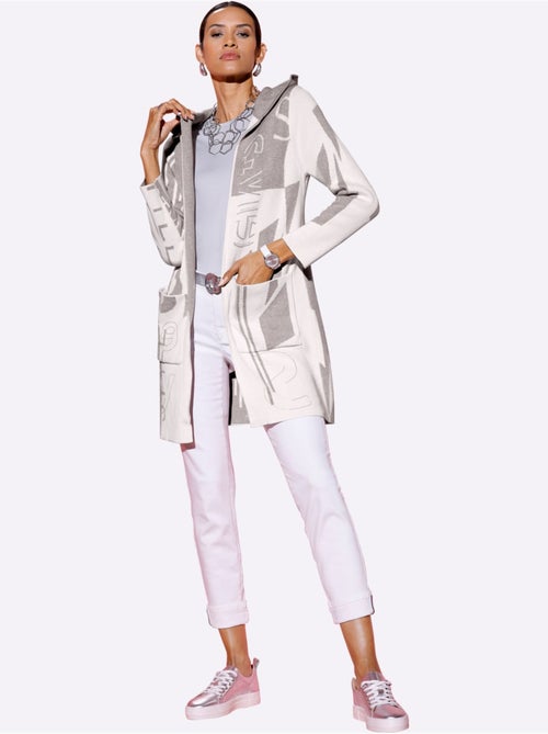 Veste Longue En Tricot Qualité Coton Et Modal Agréable à Porter - Taille Standard - Helline - Kiabi