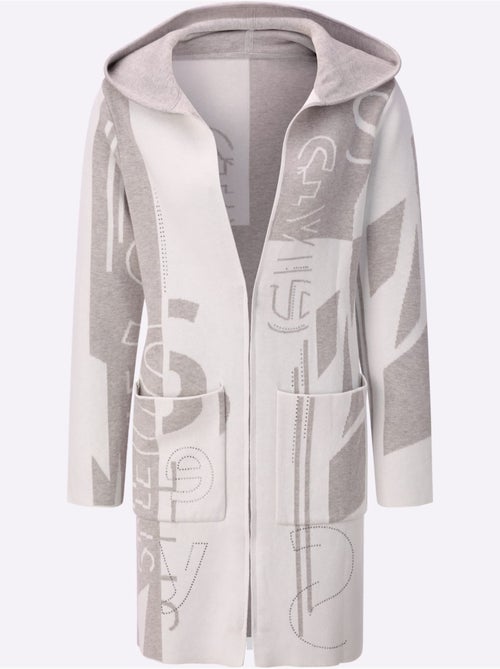 Veste Longue En Tricot Qualité Coton Et Modal Agréable à Porter - Taille Standard - Helline - Kiabi